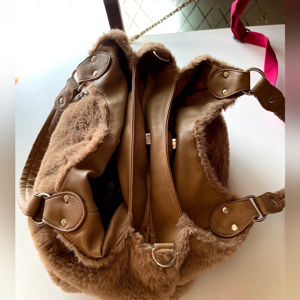 Authentic imported closhhi fur puffy bag rare one - Picture 8 of 11